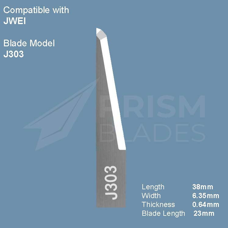JWEI J303 Tungsten Steel blade for JWEI flatbed cutter.