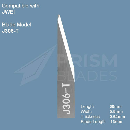 JWEI J306-T Tungsten Steel blade for JWEI flatbed cutter.