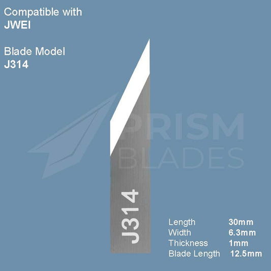JWEI J314 Tungsten Steel blade for JWEI flatbed cutter.