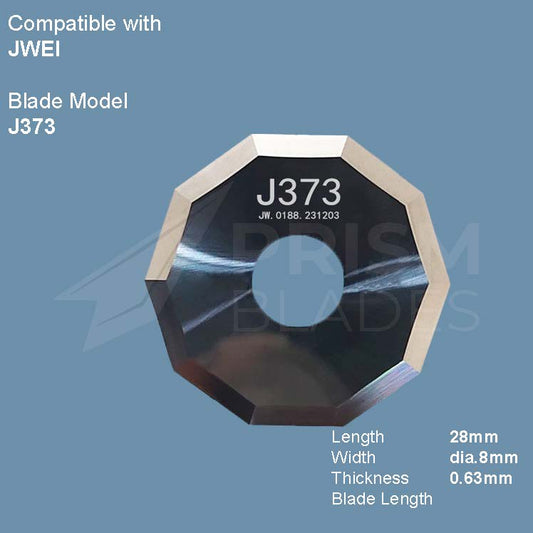 JWEI J373 Tungsten Steel blade for JWEI flatbed cutter.