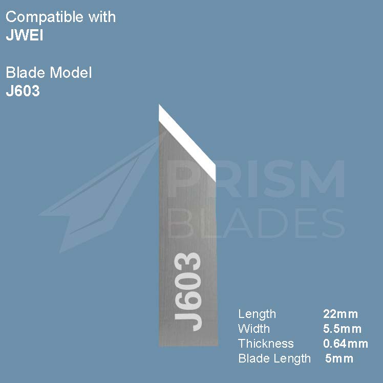 JWEI J603 Tungsten Steel blade for JWEI flatbed cutter.