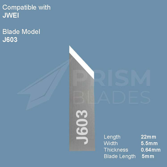 JWEI J603 Tungsten Steel blade for JWEI flatbed cutter.